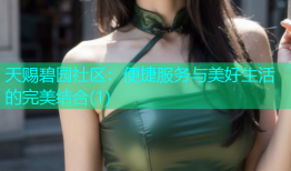 天赐碧园社区：便捷服务与美好生活的完美结合(1)