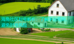 海角社区封号解析：了解平台规则，避免封号风险