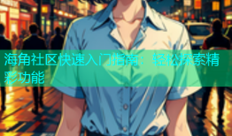 海角社区快速入门指南：轻松探索精彩功能