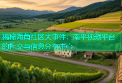 揭秘海角社区大事件：南平视频平台的社交与信息分享中心