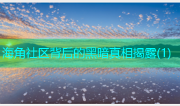 海角社区背后的黑暗真相揭露(1)