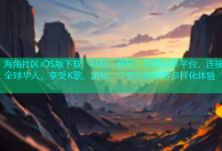 海角社区iOS版下载：社交、娱乐、资源共享平台，连接全球华人，享受K歌、游戏、个性化推荐等多样化体验