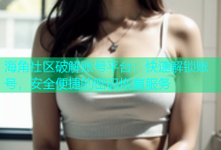 海角社区破解账号平台：快速解锁账号，安全便捷的密码恢复服务