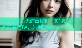 海角社区：无病毒畅聊，实时互动，邂逅附近TA，告别孤单