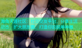 海角天涯社区：社交交友平台，分享生活动态，扩大朋友圈，打造你的脱单神器