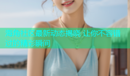 海角社区最新动态揭晓 让你不容错过的精彩瞬间