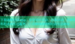 下载海角社区app，享受实时互动、社区活动、信息发布和本地生活服务，打造便捷高效的社区生活体验