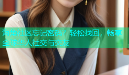 海角社区忘记密码？轻松找回，畅享全球华人社交与交友