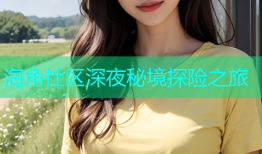 海角社区深夜秘境探险之旅