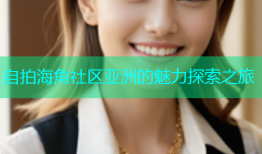 自拍海角社区亚洲的魅力探索之旅