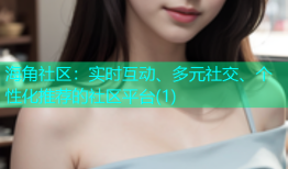 海角社区：实时互动、多元社交、个性化推荐的社区平台(1)