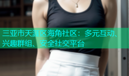 三亚市天涯区海角社区：多元互动、兴趣群组、安全社交平台