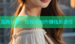 海角社区：短视频创作赚钱新途径
