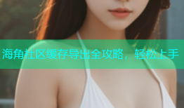 海角社区缓存导出全攻略，轻松上手