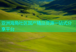 亚洲海角社区国产精品资源一站式分享平台