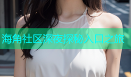 海角社区深夜探秘入口之旅