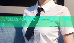 海角社区入口指南：解锁进不去的原因