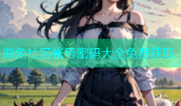 海角社区帐号密码大全免费获取