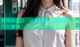 新海角社区：分享互动，连接你我，尽在掌握