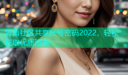 海角社区共享账号密码2022，轻松获取优质资源