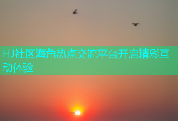 HJ社区海角热点交流平台开启精彩互动体验
