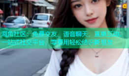 海角社区：免费交友、语音聊天、直播互动，一站式社交平台，零费用轻松结识新朋友