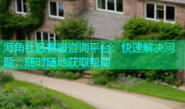 海角社区客服咨询平台：快速解决问题，随时随地获取帮助