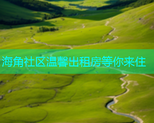 海角社区温馨出租房等你来住