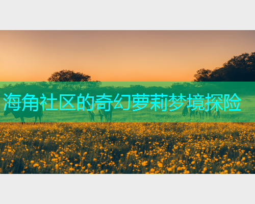 海角社区的奇幻萝莉梦境探险