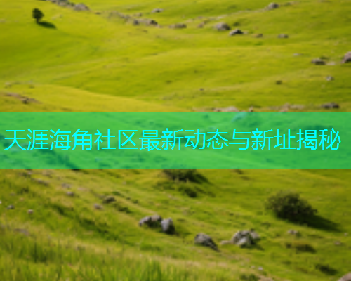 天涯海角社区最新动态与新址揭秘