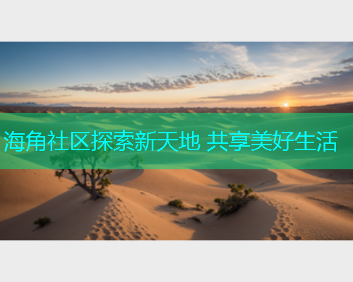 海角社区探索新天地 共享美好生活