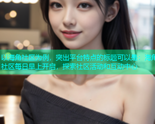 以海角社区为例，突出平台特点的标题可以是：海角社区每日早上开启，探索社区活动和互动中心