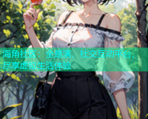 海角社区：全是演，社交互动平台，尽享虚拟生活体验