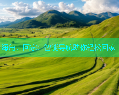 海角，回家：智能导航助你轻松回家