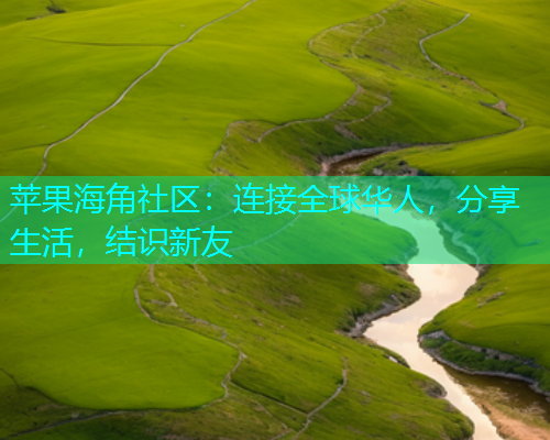 苹果海角社区：连接全球华人，分享生活，结识新友