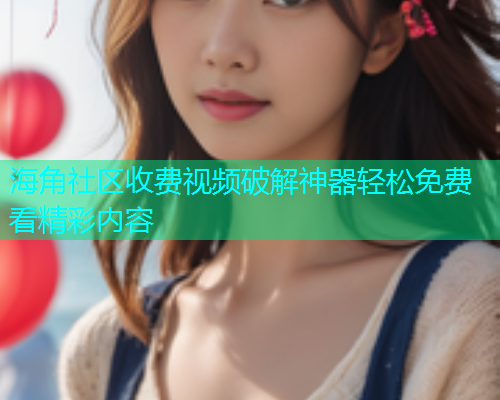 海角社区收费视频破解神器轻松免费看精彩内容